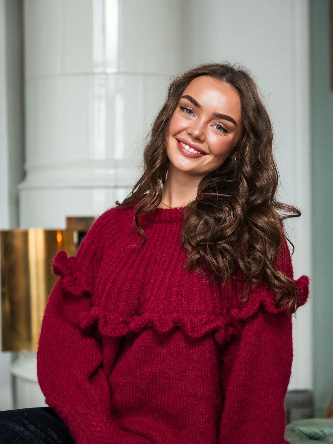 PCSIKKA Pullover - Beet Red